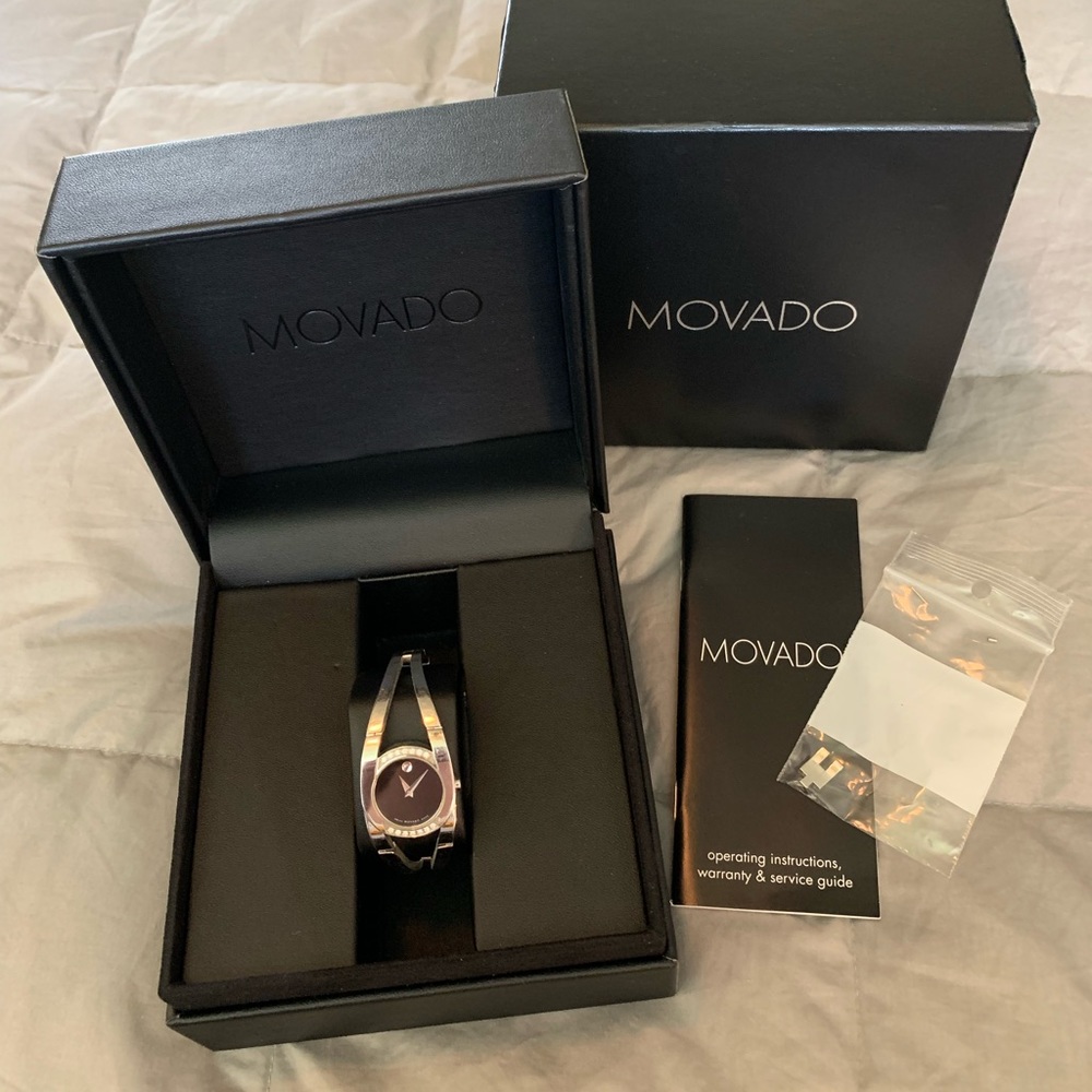 Movado Amorosa Ladies Diamond Set Wrist Watch